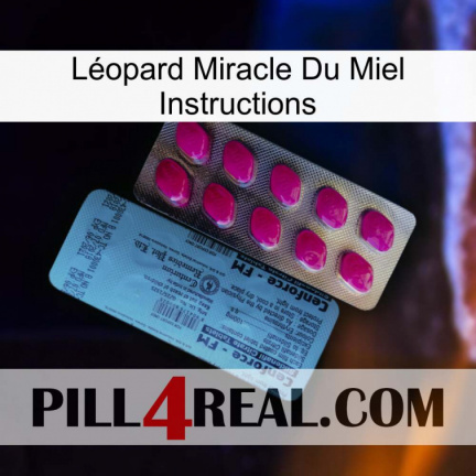 Léopard Miracle Du Miel Instructions 35